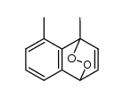 1,8-dimethyl-1,4-dihydronaphthalene-1,4-endoperoxide结构式