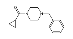 (4-benzyl-piperazin-1-yl)-cyclopropyl-methanone结构式