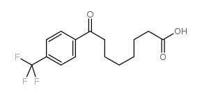 8-OXO-8-(4-TRIFLUOROMETHYLPHENYL)OCTANOIC ACID结构式