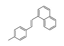 1-[2-(4-methylphenyl)ethenyl]naphthalene结构式