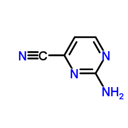 2-氨基-4-氰基嘧啶结构式