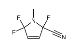1H-Pyrrole-2-carbonitrile,2,5,5-trifluoro-2,5-dihydro-1-methyl-(9CI)结构式