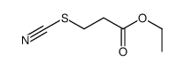ethyl 3-thiocyanatopropanoate结构式