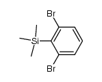 1,3-dibromo-2-(trimethylsilyl)benzene结构式