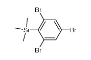 (2,4,6-tribromophenyl)trimethylsilane结构式