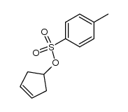 toluene-4-sulfonic acid cyclopent-3-enyl ester结构式