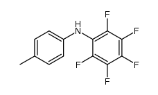 N-(4-methylphenyl)pentafluoroaniline结构式