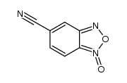 5-benzofuroxancarbonitrile结构式