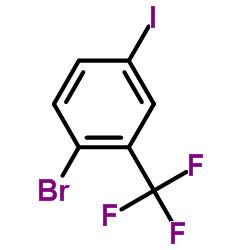 3-三氟甲基-4-溴碘苯结构式