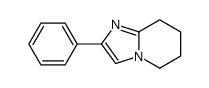 2-phenyl-5,6,7,8-tetrahydroimidazo[1,2-a]pyridine结构式