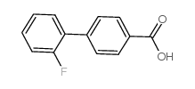 2-氟联苯-4-羧酸结构式