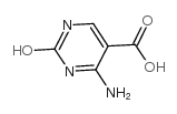 2-羟基-4-氨基嘧啶-5-羧酸结构式
