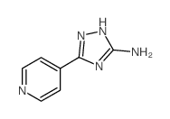 5-(吡啶-4-基)-4H-1,2,4-三唑-3-胺结构式