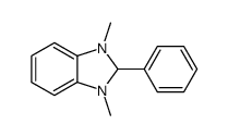 1,3-Dimethyl-1,3-dihydro-2-phenyl-2H-benzimidazole结构式