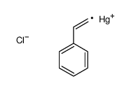 chloro-[(E)-2-phenylethenyl]mercury结构式