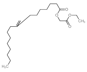 9-Octadecenoic acid(9Z)-, 2-ethoxy-2-oxoethyl ester结构式