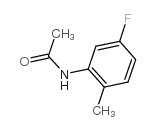 2-乙酰氨基-4-氟甲苯结构式