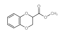 1,4-苯并二噁烷-2-羧酸甲酯结构式