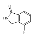 1H-Isoindol-1-one,4-fluoro-2,3-dihydro-(9CI)结构式
