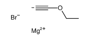 magnesium,ethynoxyethane,bromide结构式