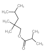 Propanoic acid,2-methyl-, 2,2,4-trimethylpentyl ester结构式