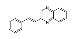 2-styrenylquinoxaline结构式