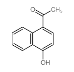 Ethanone,1-(4-hydroxy-1-naphthalenyl)-结构式