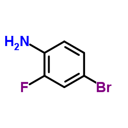 4-溴-2-氟苯胺结构式