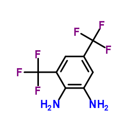 3,5-二(三氟甲基)-1,2-苯二胺结构式