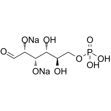 D-葡萄糖-6-磷酸二钠盐结构式