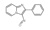 3-亚硝基-2-苯基咪唑并[1,2-a]吡啶结构式