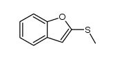 Benzofuran,2-(methylthio)-结构式