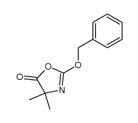 2-benzyloxy-4,4-dimethyl-5(4H)-oxazolone结构式