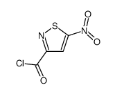 3-Isothiazolecarbonylchloride,5-nitro-(9CI)结构式
