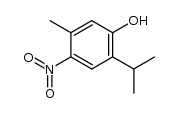 5-methyl-2-(1-methylethyl)4-nitrophenol结构式