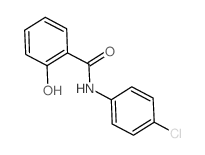 Salicylanilide, 4-chloro-结构式