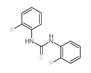 1,3-bis(2-fluorophenyl)thiourea结构式