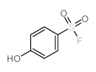 Benzenesulfonylfluoride, 4-hydroxy-结构式