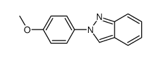 2-(4-甲氧基苯基)-2H-吲唑结构式
