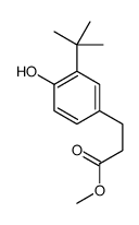 Methyl 3-(3-tert-butyl-4-hydroxyphenyl)propionate结构式