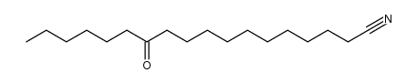 12-oxo-octadecanenitrile结构式