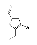 4-溴-5-乙基-2-噻吩羧醛结构式