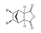 meso-5-exo,6-exo-dibromobicyclo[2.2.1]heptane-2-exo,3-exo-dicarboxylic anhydride结构式