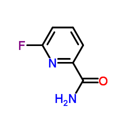 6-氟吡啶-2-甲酰胺结构式