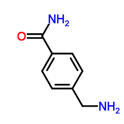 4-氨基甲基苯甲脒结构式