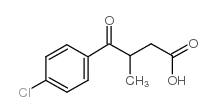 3-(对氯苯甲酰)-丁酸结构式