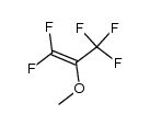 1,1,3,3,3-pentafluoro-2-methoxy-propene结构式