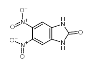 5,6-dinitro-1,3-dihydrobenzimidazol-2-one结构式