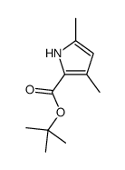 tert-butyl 3,5-dimethyl-1H-pyrrole-2-carboxylate结构式