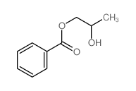 1,2-Propanediol,1-benzoate结构式